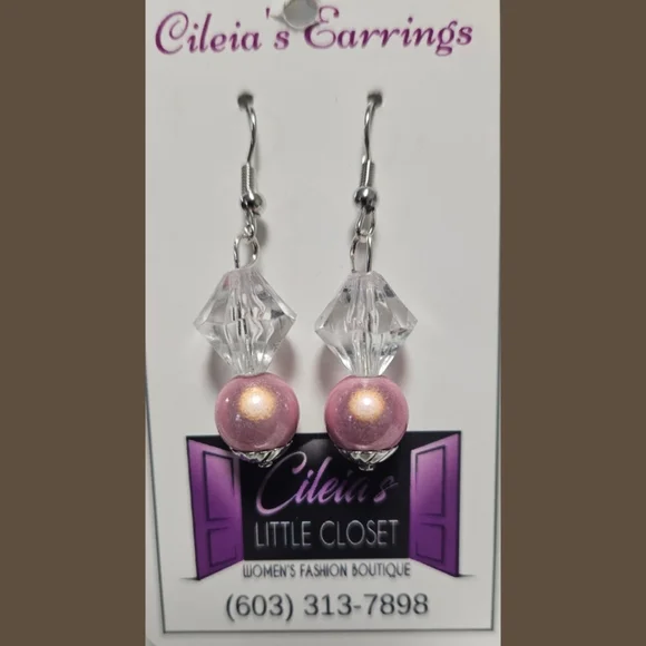 Dangling Earrings, Beaded - Picture 1 of 4